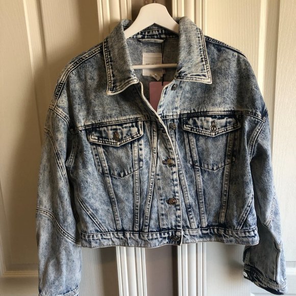 Avec Les Filles Acid Wash Jean Jacket - Picture 4 of 15
